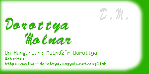 dorottya molnar business card